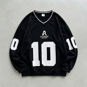 Custom Casual Plus Size Unisex Breathable 100% Polyester Print Streetwear American Football Jerseys Embroidery Patch Letter Logo - Product Image 5