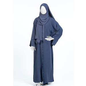 Custom Women Abaya Supplier Premium <b>Islamic</b> <b>Clothing</b> with Matching Hijab Set and Retail Ready Packaging - Product Image 3