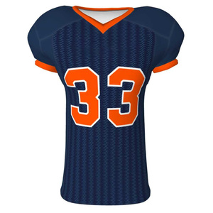 Maillot de football personnalisé imprimé, anti-transpiration, pour jeunes et adultes, sublimé, pour équipe de football américain, à vendre - Product Image 1