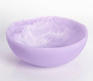 Bol de service classique en résine bleue polie, écologique, compatible lave-vaisselle, pour salades, fruits, vaisselle pour la maison, les fêtes et les mariages - Product Image 6