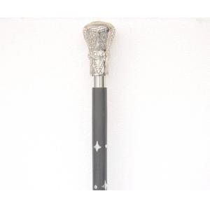 Fancy Walking Stick For Men's Black Cane Eco Friendly And Durable Handmade Walking Stick With Metal Handle Customizable Designs - Product Image 6