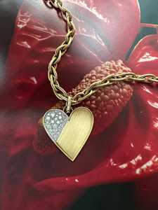 Wholesale Pear Shaped Link Chain <b>Necklace</b> 14K <b>Solid</b> Gold 16 Inches Thick Chunky Statement Charm Holder Layering <b>Necklaces</b> Women - Product Image 3