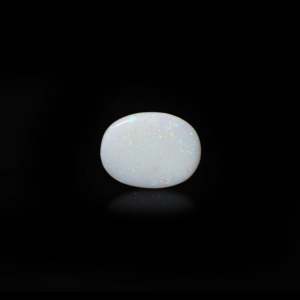 Natural White Opal Gemstone 4.85 Ct Certified Raw Oval 20x16x30mm Wholesale - Product Image 2