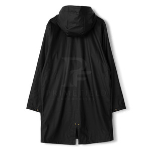 Factory Direct Sale Hooded Solid Color Breathable Eco-Friendly <b>Rain</b> <b>Coat</b> Custom Made 2026 New Arrival for Adult Size - Product Image 2