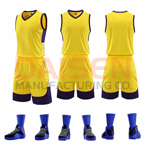 Conjunto de Uniforme de Baloncesto Personalizado para Hombre, Transpirable, 100% Poliéster, Jersey y Pantalones Cortos Deportivos, Diseño de Primera Calidad - Product Image 6
