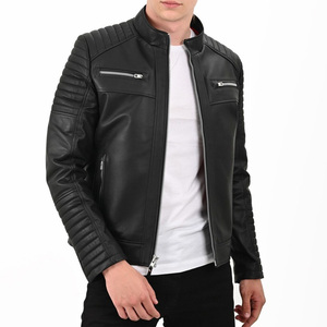 Lightweight Men Leather Jacket Best Stuff Hot Selling <b>Top</b> Trending Wholesale Rate men Leather jacket for men - Product Image 2
