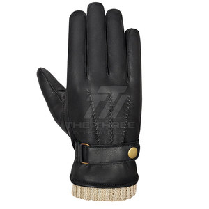 ถุงมือหนังกันน้ำระบายอากาศได้ดี แบบเต็มนิ้ว ขายส่งราคาถูก ผลิตในปากีสถาน - Product Image 3