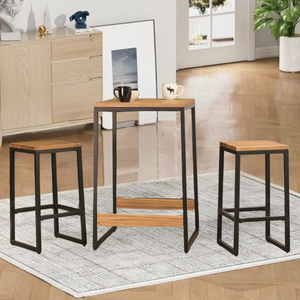 Ensemble de jardin moderne de luxe en métal et bois pour salle à manger, salon, hôtel, extérieur, fabriqué au Vietnam, pour cour et cuisine - Product Image 4