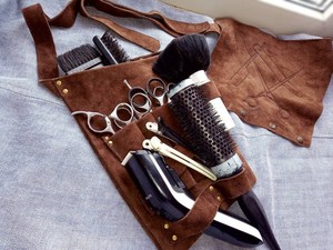 Funda de Cuero Ajustable para Barberos, Cinturón para Peluqueros, Porta Tijeras, Organizador de Herramientas de Salón, Bolsa LBH-0014 - Product Image 5