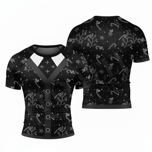 เสื้อจักรยานสำหรับกิจกรรมกลางแจ้งแบบสวมใส่สบาย สีแดงสั่งทำพิเศษ แขนสั้น ชุดกีฬาสำหรับปั่นจักรยาน เสื้อคอมเพรสชั่นประสิทธิภาพสูง - Product Image 2