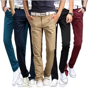 Pantalón Casual de Lona para Hombre, Color Oscuro, 100% Algodón, Personalizable, Ecológico, Corte Recto, Venta al Por Mayor, OEM, Alta Calidad, Exportación - Product Image 1