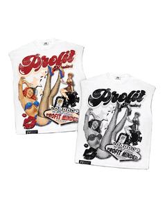 Camiseta sin mangas lavada con ácido serigrafiada personalizada camiseta sin mangas desgastada camisetas sin mangas para hombre - Product Image 1