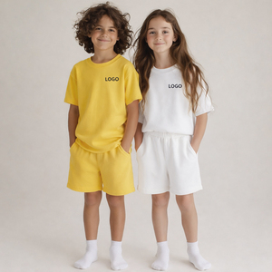 OEM 2026||New Arrival Wholesale Custom logo Clothing Summer Clothes French |Two Piece Sweatshirt Shorts <b>Sets</b> In Affordable Price - Product Image 4