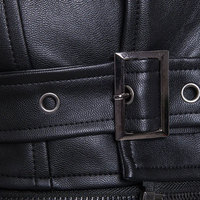 Meilleure Vente – Blouson Homme en Cuir Véritable et Toile, Col Montant, Style Urbain, Coupe Slim, Respirant, Hiver, Logo Frontal