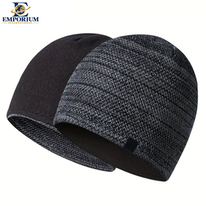 Gorro de Punto para Hombre con Protección para las Orejas, 100% Acrílico, el Mejor Material, Accesorio Cálido para el Invierno, Gorro de Estilo Casual - Product Image 2