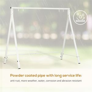 Fauteuil suspendu design moderne pour intérieur/extérieur, avec support, imperméable, pour salon, chambre, parc, hôtel, salle de sport, en acier et osier - Product Image 4