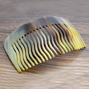 Peigne en corne de buffle fait main, naturel, de qualité supérieure, idéal pour coiffer les cheveux – Vente flash - Product Image 5