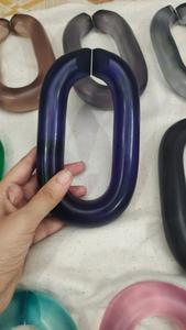 Adornos de Pared de Cadena Acrílica Modernos Personalizados, Hechos a Mano, Adornos Colgantes de Resina Modernos para Decoración del Hogar, Listos para el Festival Diwali - Product Image 3