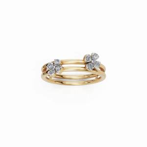 Most Selling Fashionable Moissanite Diamond Ring With Sparkling Stones Premium Jewelry For Party And Gift Available for Sale - Product Image 1