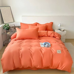 Ensemble de literie tissé à la main de haute qualité, 3 pièces, housse de couette en coton uni - Product Image 5