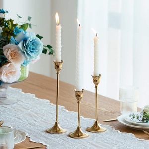 Most Demanded Customizable <b>Brass</b> <b>Candlestick</b> Holder Set with Ball Design for Home Decoration - Product Image 6