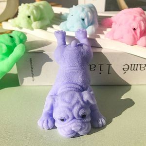 Juguete Antiestrés de Tamaño Pequeño, Nuevo Modelo, Divertido Perro Mochi, Muñeco Kawaii de TPR, Suave, Pegajoso y Elástico, Regalo para Niños - Product Image 1