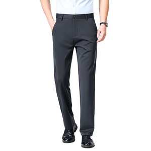 Pantalon décontracté en toile pour homme, vente en gros OEM, best-seller, prix abordable, teint uni, 100 % coton, épais, tendance, export - Product Image 5