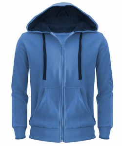 Custom Men Zip Up Hoodie Cotton Fleece Sweatshirt Casual Streetwear <b>Jacket</b> Bulk Apparel Supply - Product Image 2