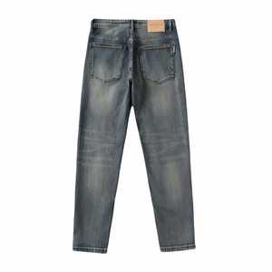 Pantalones Vaqueros Holgados Personalizados para Hombre, Estilo Nuevo, Corte Recto, Transpirables, Talla Grande, para Otoño, Verano y Primavera - Product Image 3