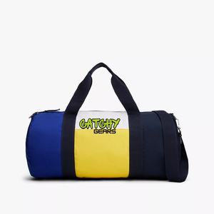 Sac de sport personnalisé en sublimation, grand sac de voyage avec compartiment pour chaussures et poche imperméable, vente en gros - Product Image 4