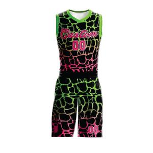 Maillot de basketball en polyester maillé vierge pour équipe, personnalisable avec logo imprimé par sublimation, ensemble uniforme de basketball en gros - Product Image 3