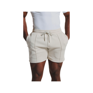 Shorts Bermuda en Coton Uni pour Homme avec Poches, Respirants, Style Décontracté, Taille Mi-Haute avec Cordon de Serrage - Product Image 3