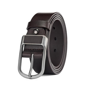 Cinturón de Cuero de Alta Calidad para Hombre, Cinturón Casual y Formal, Construcción Duradera Premium - Product Image 1