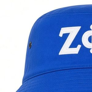 Sombrero de Pescador Azul Rey para Mujer, con Logotipo ZPhiB Bordado en 3D, Transpirable, para Uso Casual al Aire Libre, Protección Solar de Verano, Gorra de Moda - Product Image 5