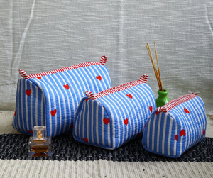 Wholesale <b>Large</b> Cotton Quilted Block Printed <b>Wash</b> <b>Bag</b> Ideal Gift Handmade Toiletry <b>Bag</b> Cosmetic <b>Bag</b> Block Print for Travel - Product Image 6