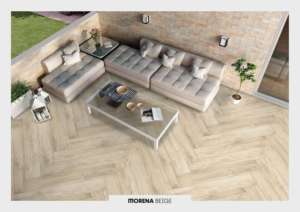Baldosa de porcelana mate de superficie lineal de 200x1200 mm diseñada para mantener una alineación limpia del suelo y una resistencia cerámica confiable. - Product Image 4