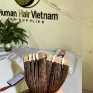 Extensions de cheveux européens Remy, 100 cheveux humains, Double bande, qualité supérieure - Product Image 3