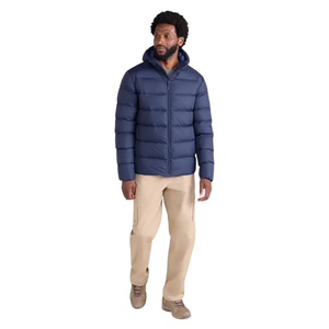 เสื้อแจ็คเก็ตบุนวมสำหรับผู้ชาย ผ้าโพลีเอสเตอร์อุ่นพิเศษ เสื้อโค้ทกันหนาวแบบมีฉนวนกันความร้อน เสื้อคลุมกันน้ำ เสื้อผ้าแฟชั่นแนวสตรีท สำหรับเดินป่า - Product Image 1