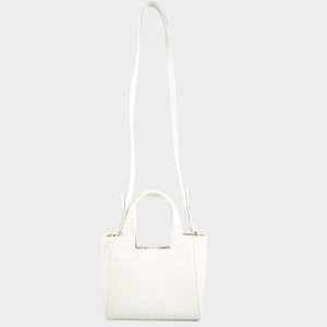Original Designer Wholesale Fashion <b>Square</b> Hand-Woven Handbag High Quality PU Material with <b>Adjustable</b> Shoulder Strap Design - Product Image 2