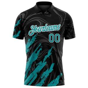 เสื้อโปโลทีมอีสปอร์ตแบบกำหนดเอง พิมพ์ลายดิจิตอลบนผ้าโพลีเอสเตอร์ ชุดเกมมิ่ง ผลิตโดยโรงงานรับผลิตเสื้อโปโลแบบ Private Label ทั่วโลก - Product Image 2