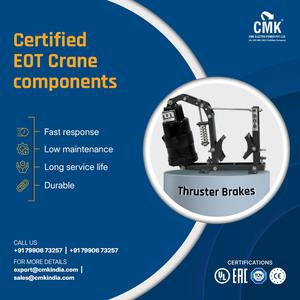 Frein électrohydraulique adapté aux diamètres de 250 mm, avec une charge de 34 kg, 400/440 Volts. Diamètre du tambour : 250 mm - Product Image 3