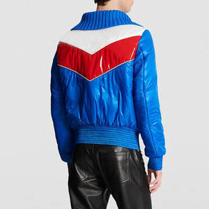 Econex Sports 2025 High Street personalidad bordado béisbol chaquetas abrigo hombres ropa-elegante PU cuero motocicleta chaqueta - Product Image 5