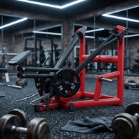 Máquina de remo comercial con carga de placas para entrenamiento de fuerza, equipo de ejercicio, máquina de gimnasio, culturismo
