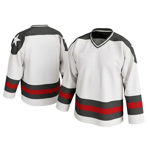 Premium Blank Ice Hockey Jersey Retro Style <b>Polyester</b> Team Uniform Custom Sublimation Hockey <b>Shirt</b> Custom Logo Private Label Man - Product Image 6