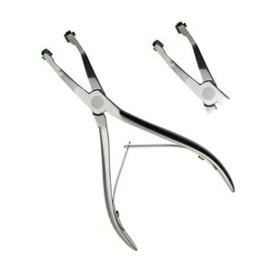 Pinza dental manual 2026 de Metal Med Corp para extracción eficiente de coronas dentales con almohadillas - Product Image 1