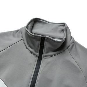 Chándal unisex con bloques de color, cremallera completa, cuello alto, deportivo, con bolsillos laterales, poliéster transpirable - Product Image 2