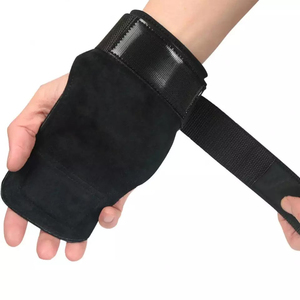 Poignées de paume réglables en néoprène sans doigts pour l'exercice avec sangle de maintien sécurisée, qualité OEM supérieure - Product Image 5