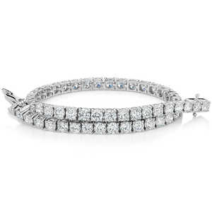 Pulsera de Diamantes de Lujo para Mujer, OEM ODM. Oro Sólido de 14K/18K/22K Personalizado con Diamantes Cultivados en Laboratorio. - Product Image 1