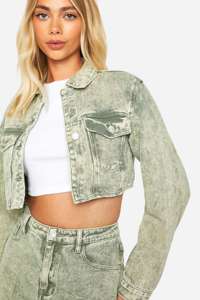 2026 Meilleure Qualité Veste Courte Tricotée Personnalisable OEM pour Femme en Denim Imperméable et Respirant avec Boutons Prix Abordable Personnalisé - Product Image 6