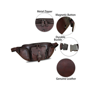 Bolso bandolera para la cintura con correa ajustable y opciones de uso flexibles para mayor comodidad, bolso de cintura con diseño práctico. - Product Image 5